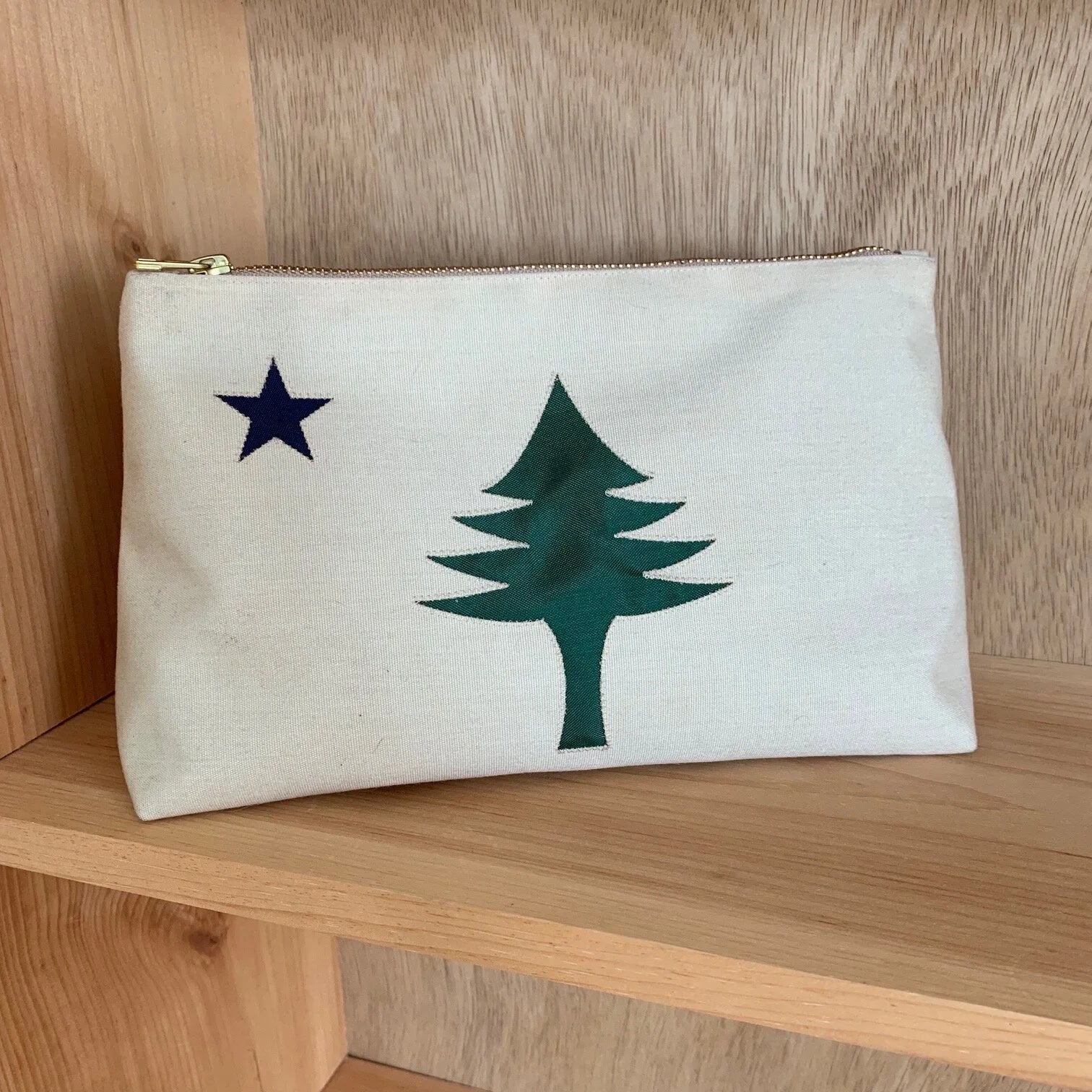 Original Maine Flag Clutch