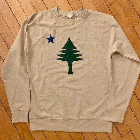 Original Maine ® Star and Pine Crewneck Sweatshirt