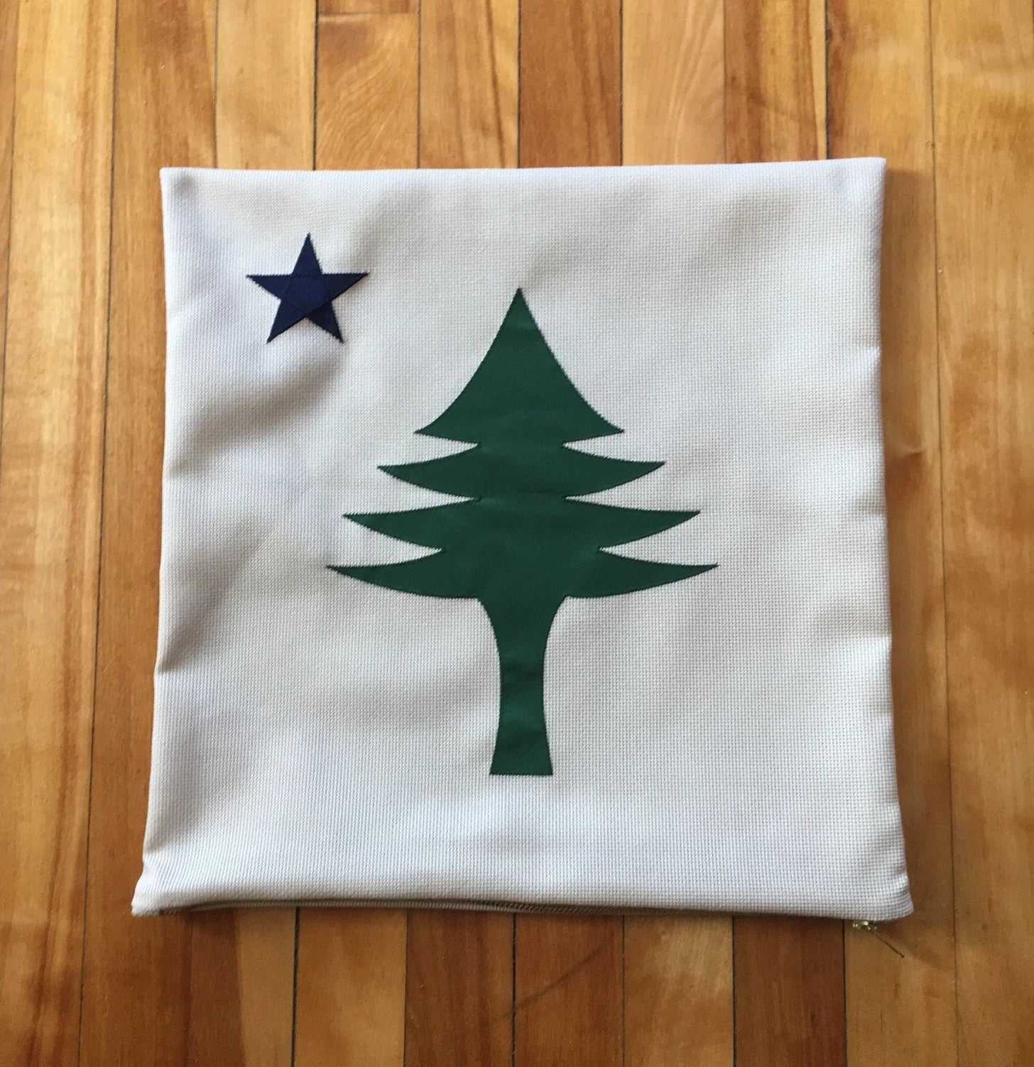 Original Maine ® Flag Throw Pillow
