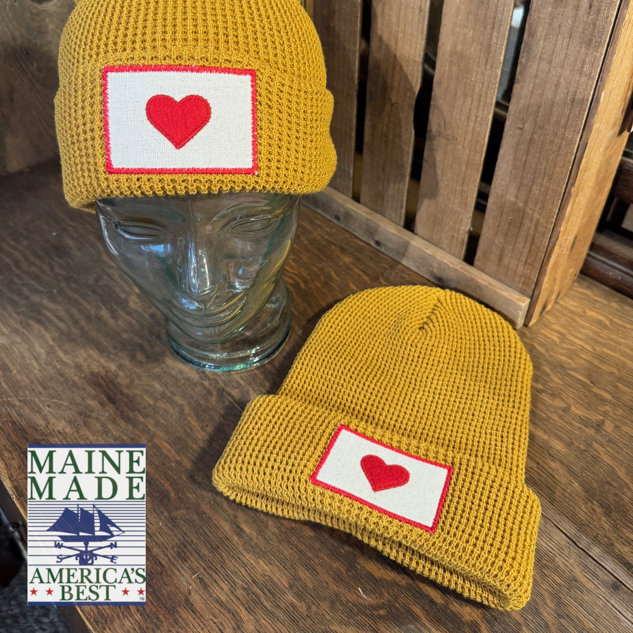 "Heart of it All" patch beanie