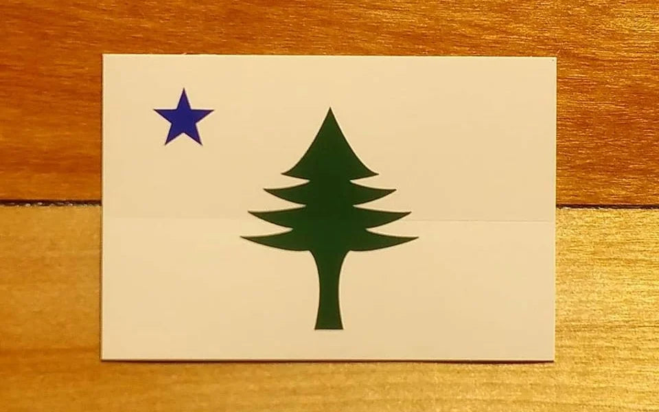 Original Maine Flag Sticker